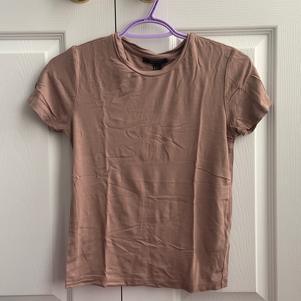Forever 21 mauve shirt